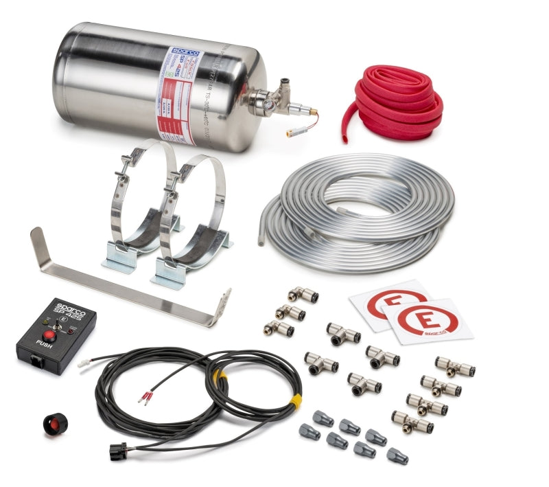 Sparco 4.25 Liter Electric Steel Extinguisher System 014772EXL