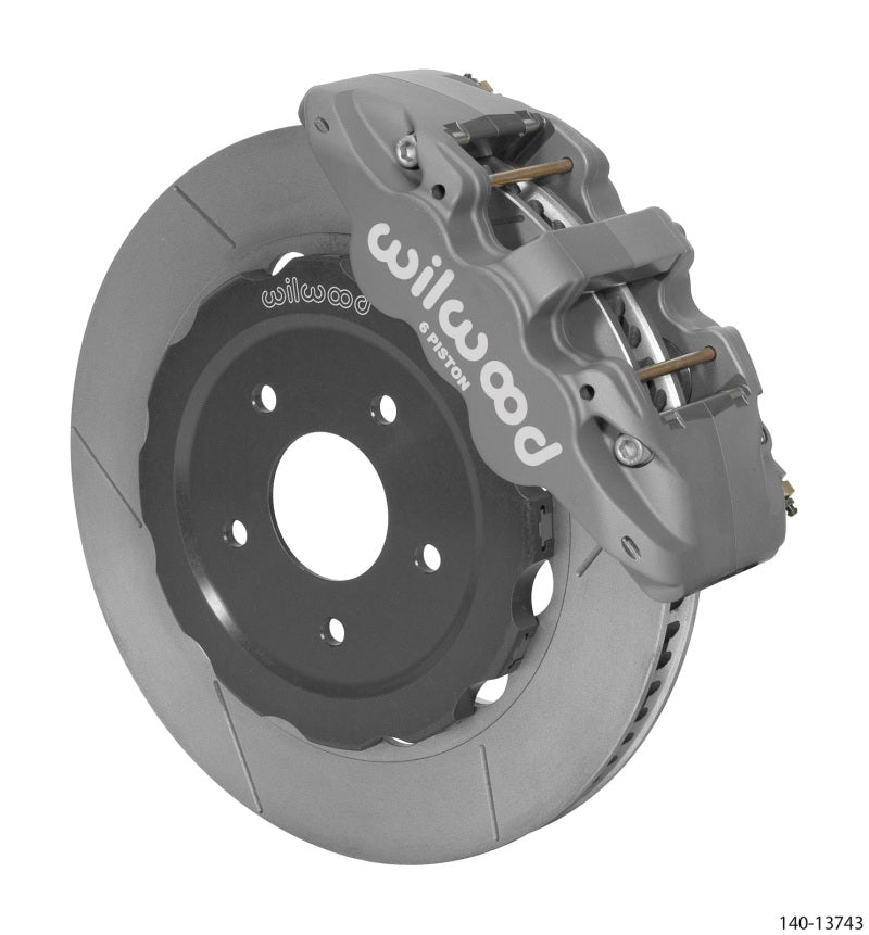 Wilwood AERO6/QS-ST Front 14.00in Race Kit - Type 3 Anodized 97-04 Corvette C5/Z06 05-13 C6 140-13743