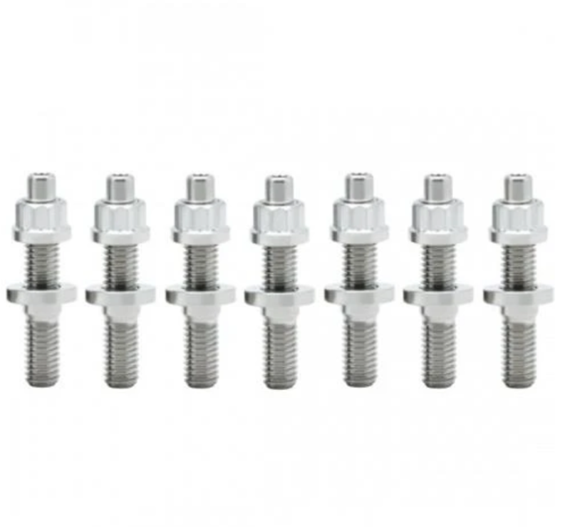 BLOX Racing SUS303 Stainless Steel Exhaust Manifold Stud Kit M8 x 1.25mm 45mm in Length - 7-piece BXFL-00307-7