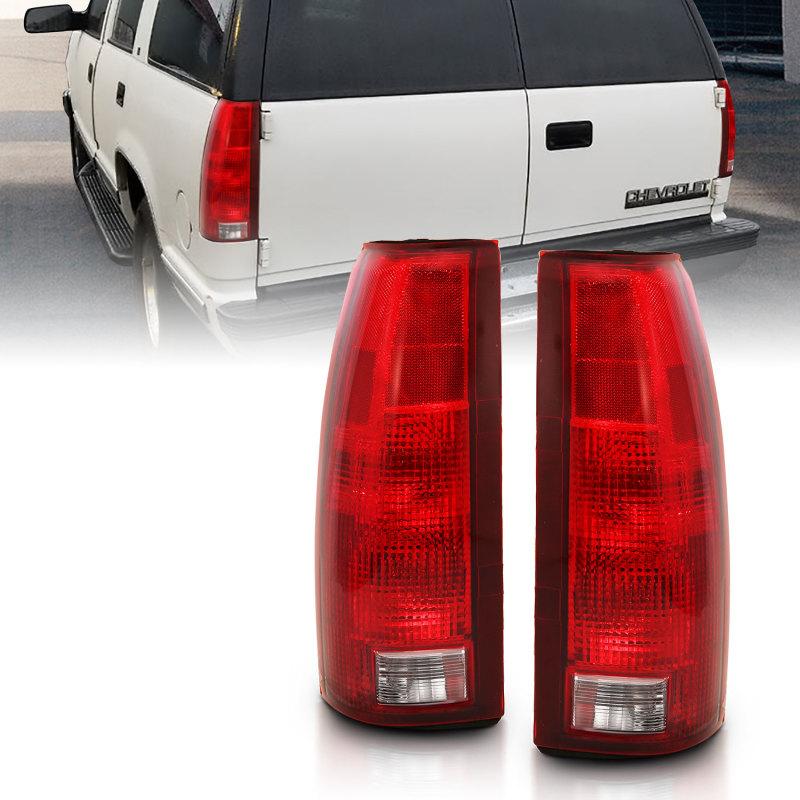 ANZO 1988-1999 Chevy C1500 Taillight Red/Clear Lens w/ Circuit Boardá(OE Replacement) 311300 Main Image