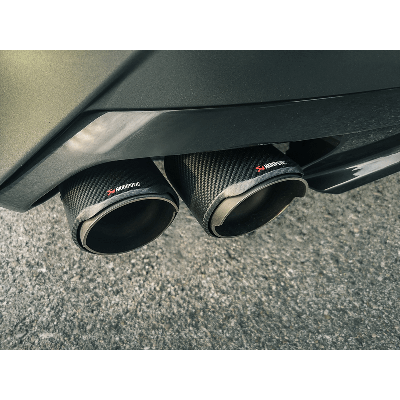 Akrapovic 2019 BMW Z4 M40i (G29) Slip-On Line (Titanium) w/Carbon Fiber Tips S-BM/T/9H Main Image