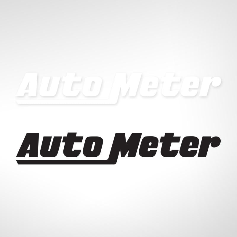 Autometer Accessories Window Decals 8in White inCorporatein (Set of 2) 0213 Main Image