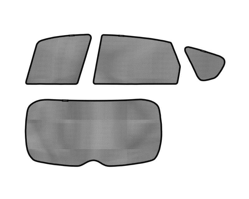 3D MAXpider 2008-2014 Subaru Impreza Wagon Black Sun Shades - Complete Set S1SB0050 Main Image