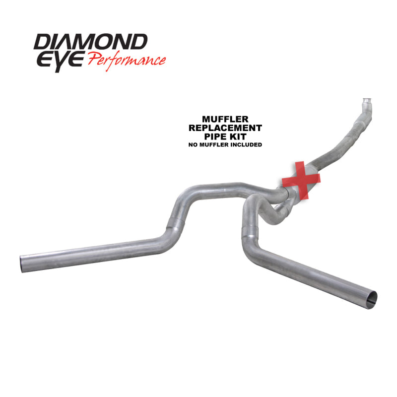 Diamond Eye Performance DEP Turbo Back Exhaust Kit AL Exhaust, Mufflers & Tips Turbo Back main image