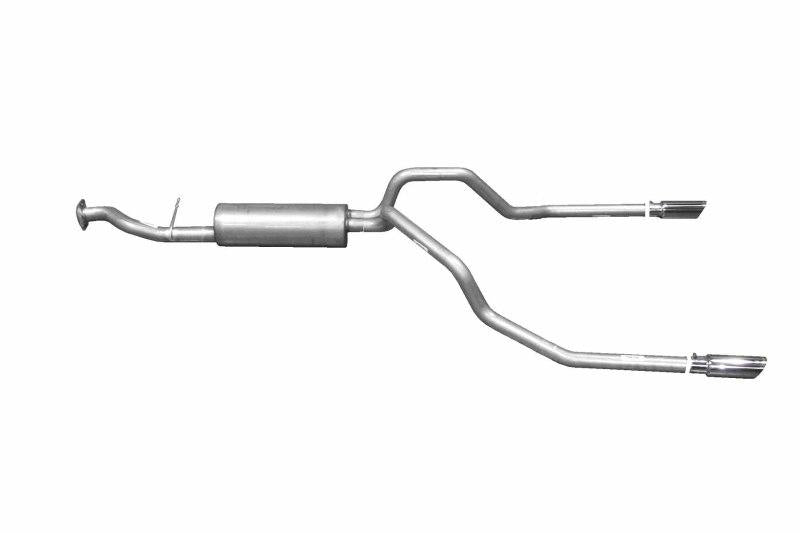 Gibson 99-05 Chevrolet Silverado 1500 Base 4.3L 2.5in Cat-Back Dual Split Exhaust - Stainless 65542 Main Image