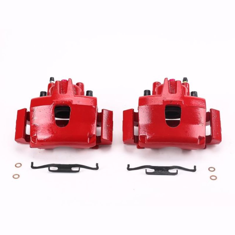 PowerStop PSB Red Calipers Brakes, Rotors & Pads Brake Calipers - Perf main image