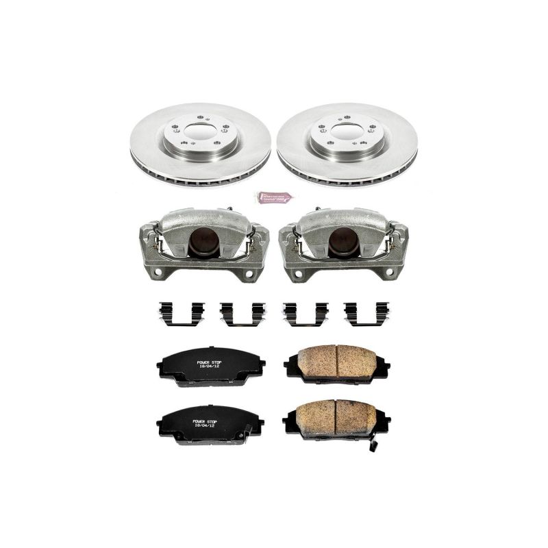 PowerStop PSB Autospecialty Kit w/Cals Brakes, Rotors & Pads Brake Kits - OE main image