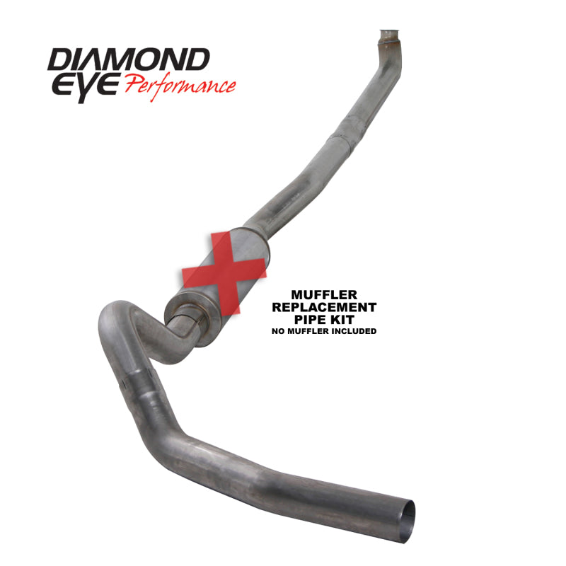 Diamond Eye Performance DEP Turbo Back Exhaust Kit SS Exhaust, Mufflers & Tips Turbo Back main image