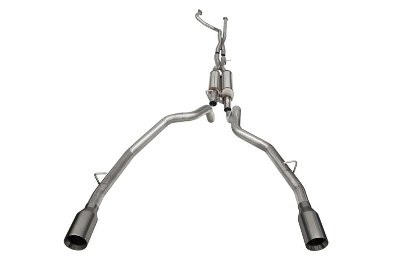 CORSA Performance Corsa 21-22 Dodge Ram TRX Crew Cab Xtreme Catback Exhaust Dual Rear Gunmetal Tip 21189GNM