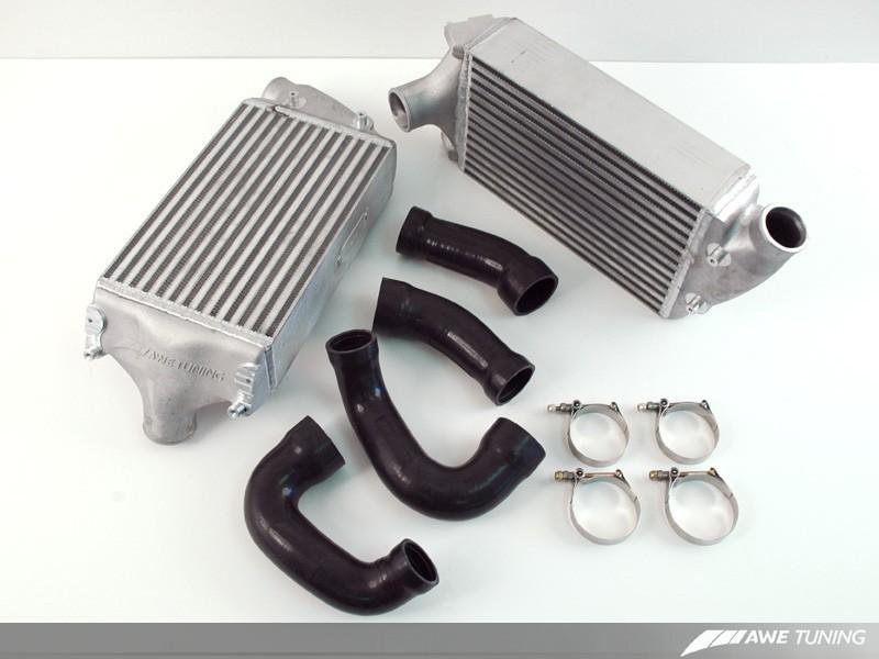 AWE Tuning 997TT/GT2 Performance Intercoolers - Black Hoses 4510-11046 Main Image