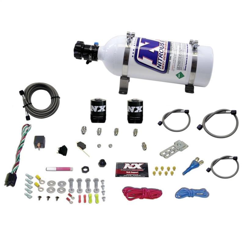 Nitrous Express Ford EFI Race Single Nozzle Nitrous Kit (100-250HP) w/5lb Bottle 20113-05 Main Image