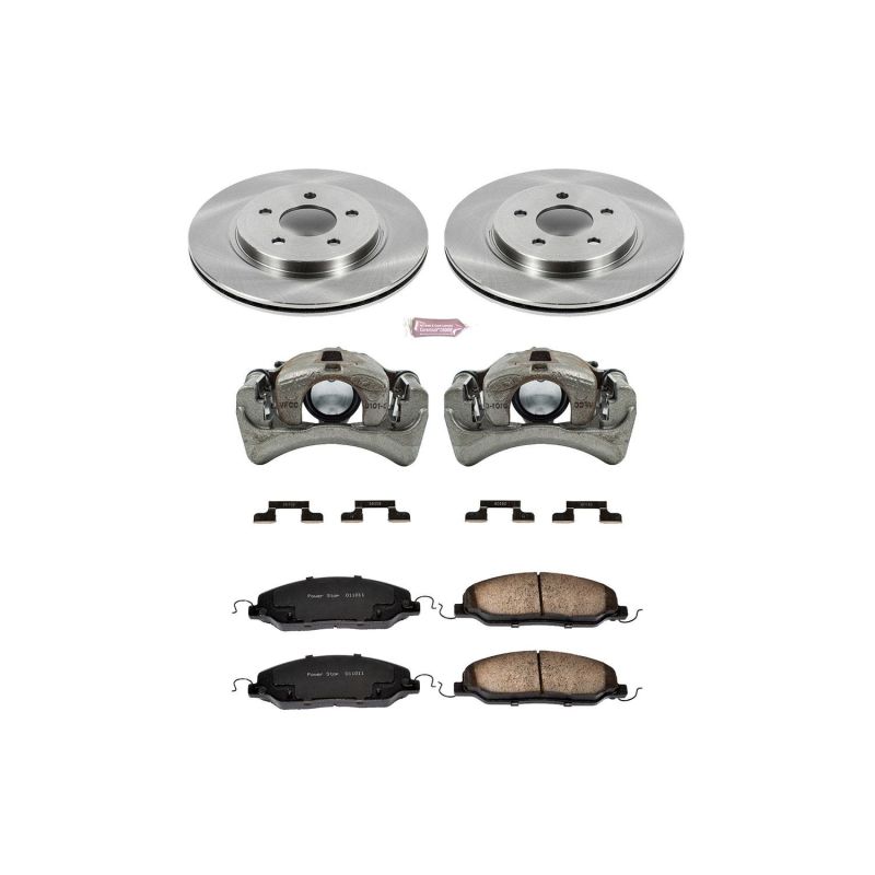 PowerStop PSB Autospecialty Kit w/Cals Brakes, Rotors & Pads Brake Kits - OE main image