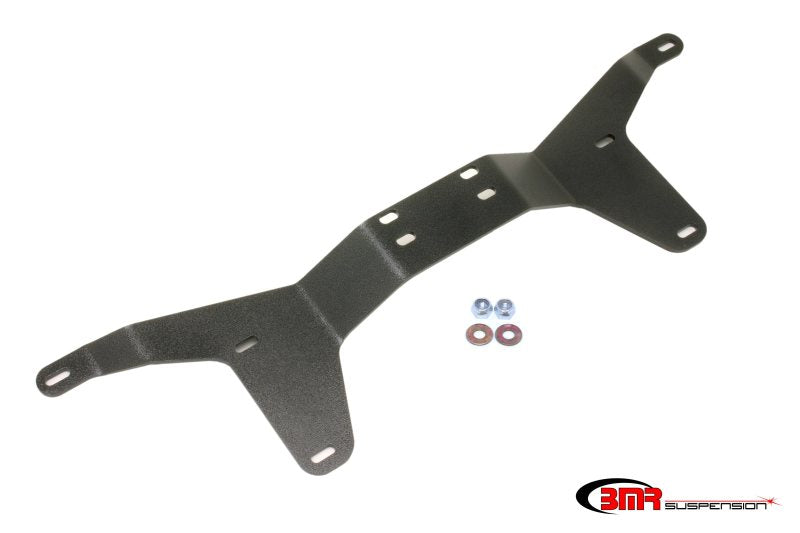 BMR 05-14 S197 Mustang Rear Driveshaft Tunnel Brace - Black Hammertone DTB002H