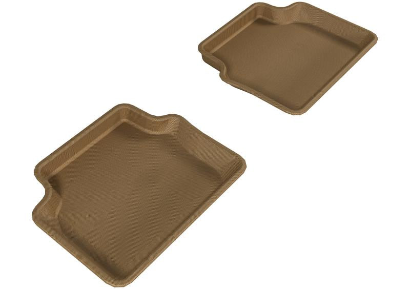 3D MAXpider 2003-2011 Saab 9-3 Kagu 2nd Row Floormats - Tan L1SA00021502 Main Image