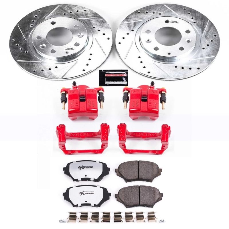 PowerStop PSB Z26 Street Kit w/Cals Brakes, Rotors & Pads Brake Kits - Performance D&S main image