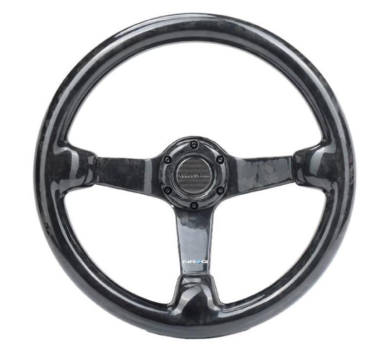 NRG Forged Carbon Fiber Steering Wheel (350mm / 3in. Deep) ST-036FC