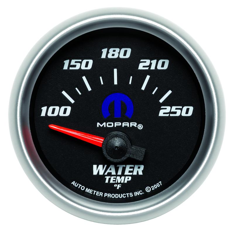 Autometer Mopar 52.4mm SSE 100-250 Degree F Water Temperature Gauge 880016 Main Image