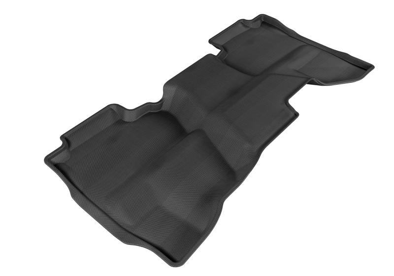 3D MAXpider 2014-2019 Chevrolet/GMC Silverado Double Cab Kagu 2nd Row Floormats - Gray L1CH03921501 Main Image