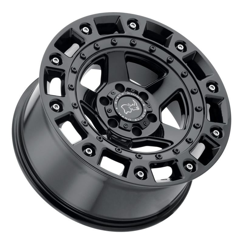 Black Rhino Cinco 20x9.5 5x139.7 ET00 CB 78.1 Gloss Black w/Stainless Bolts Wheel 2095CNC005140B78 Main Image