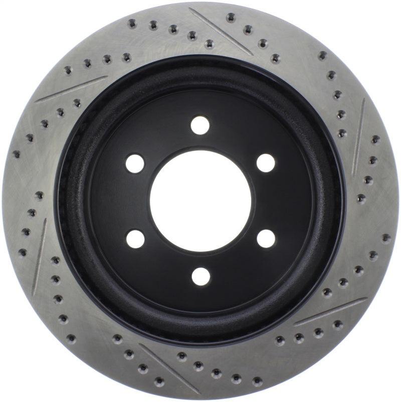 StopTech Slotted & Drilled Sport Brake Rotor - Right Rear 127.65153R