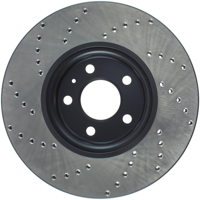 StopTech Sport Cryo Cross Drilled Brake Rotor; Rear Right