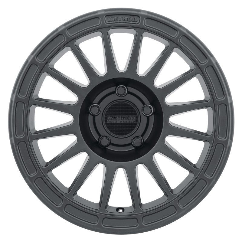 Method MR314 17x7.5 +25mm Offset 5x120 70.1mm CB Matte Black Wheel MR31477552525