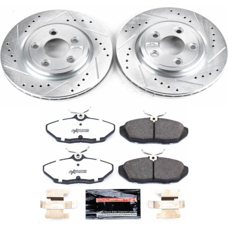 PowerStop PSB Z26 Street Warrior Kit Brakes, Rotors & Pads Brake Kits - Performance D&S main image