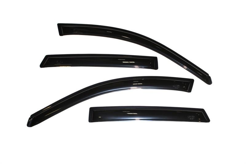 AVS 03-08 Pontiac Vibe Ventvisor Outside Mount Window Deflectors 4pc - Smoke 94455 Main Image