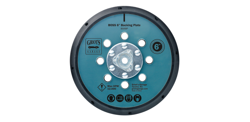 Griots Garage BOSS 6in Backing Plate BG6BP