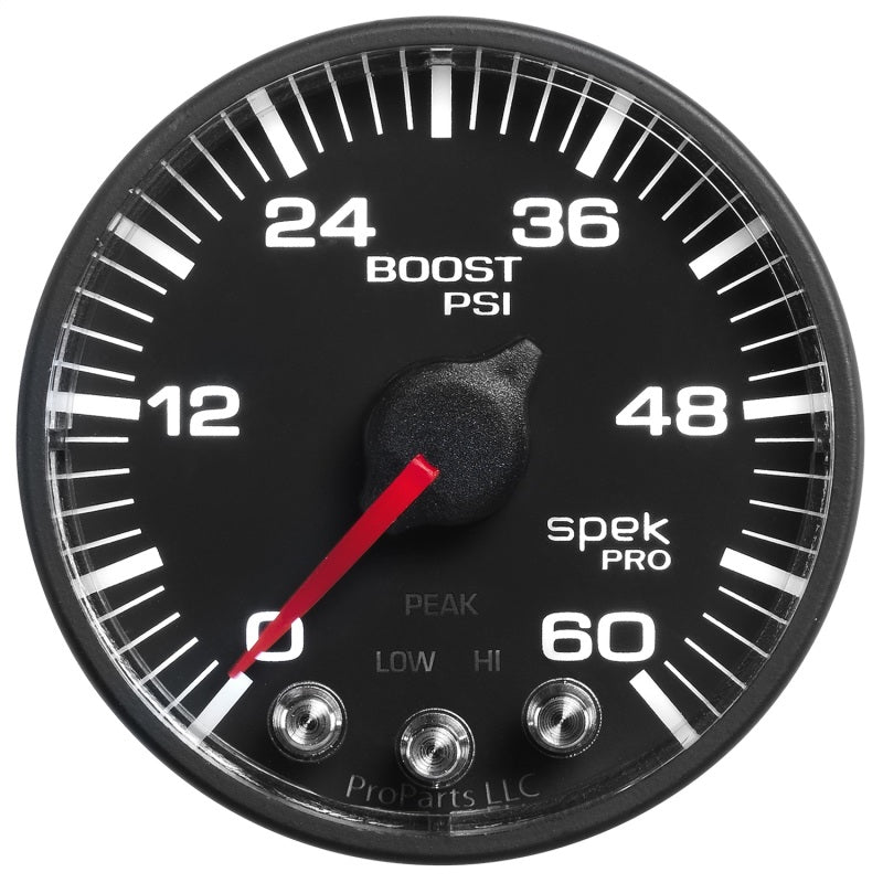 Autometer Spek-Pro 52.4mm 0-60 PSI Digital Stepper Motor Boost Gauge P304328