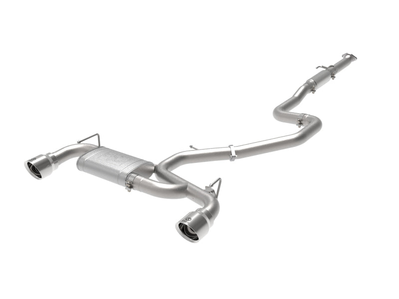 aFe Power Cat Back Exhaust - 19-20 Hyundai Veloster N L4-2.0L (t) w/ Polished Tips 49-37008-P