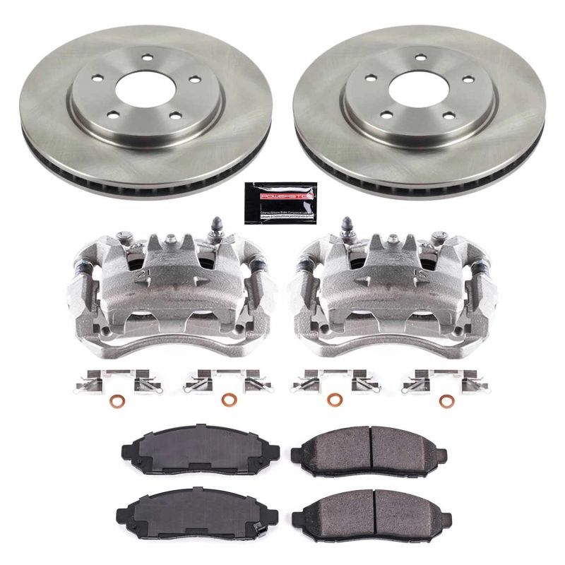 PowerStop PSB Autospecialty Kit w/Cals Brakes, Rotors & Pads Brake Kits - OE main image