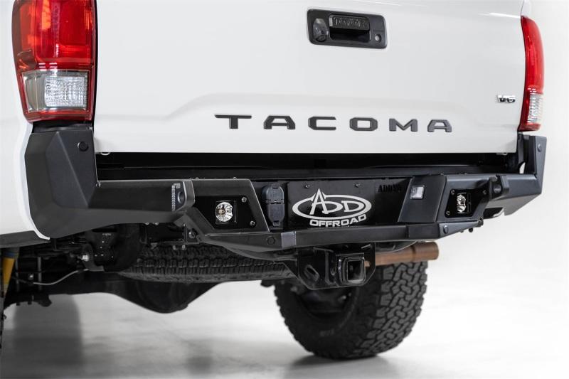 Addictive Desert Designs 16-19 Toyota Tacoma Stealth Fighter Rear Bumper w/ Backup Sensor Cutouts R681241280103 Main Image