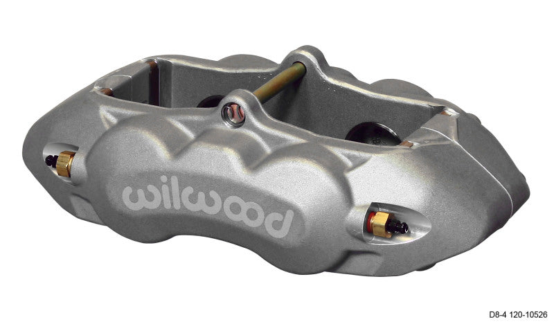 Wilwood Caliper-D8-4, Rear, Clear, 1.38" Pistons, 1.25" Disc