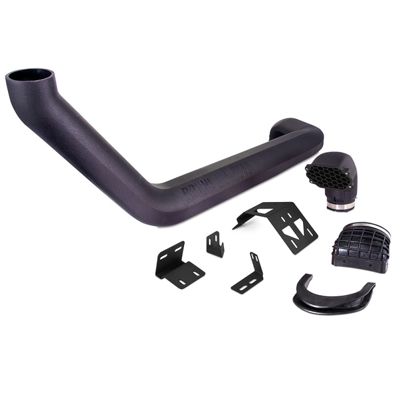 Mishimoto BORNE Off-Road 2018+ Jeep Wrangler JL Snorkel - Micro-Wrinkle Black MMAI-JL-18N