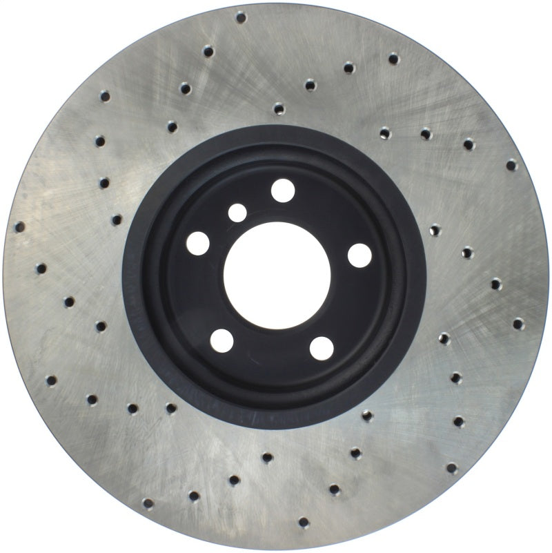 StopTech Sport Cryo Cross Drilled Brake Rotor; Front Right