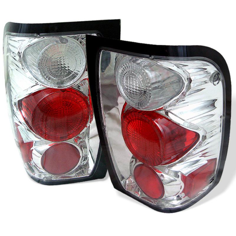 Spyder Ford Ranger 98-00 Euro Style Tail Lights Chrome ALT-YD-FR98-C 5003812 Main Image