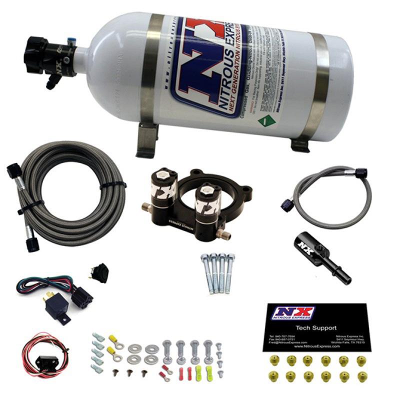 Nitrous Express Ford 2.3L Ecoboost Nitrous Plate Kit w/10lb Bottle 20954-10 Main Image