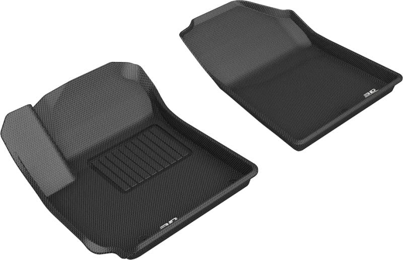 3D MAXpider 2020 Kia Soul Kagu 1st Row Floormat - Black L1KA05011509 Main Image