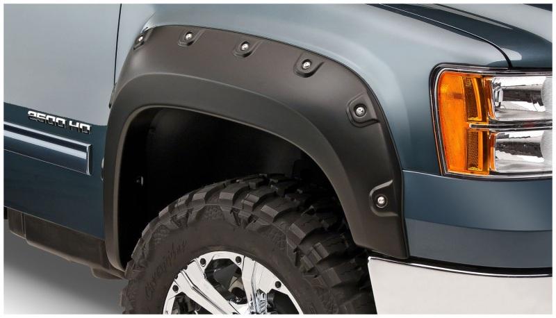 Bushwacker 11-14 GMC Sierra 2500 HD Boss Pocket Style Flares 2pc - Black 40109-02 Main Image