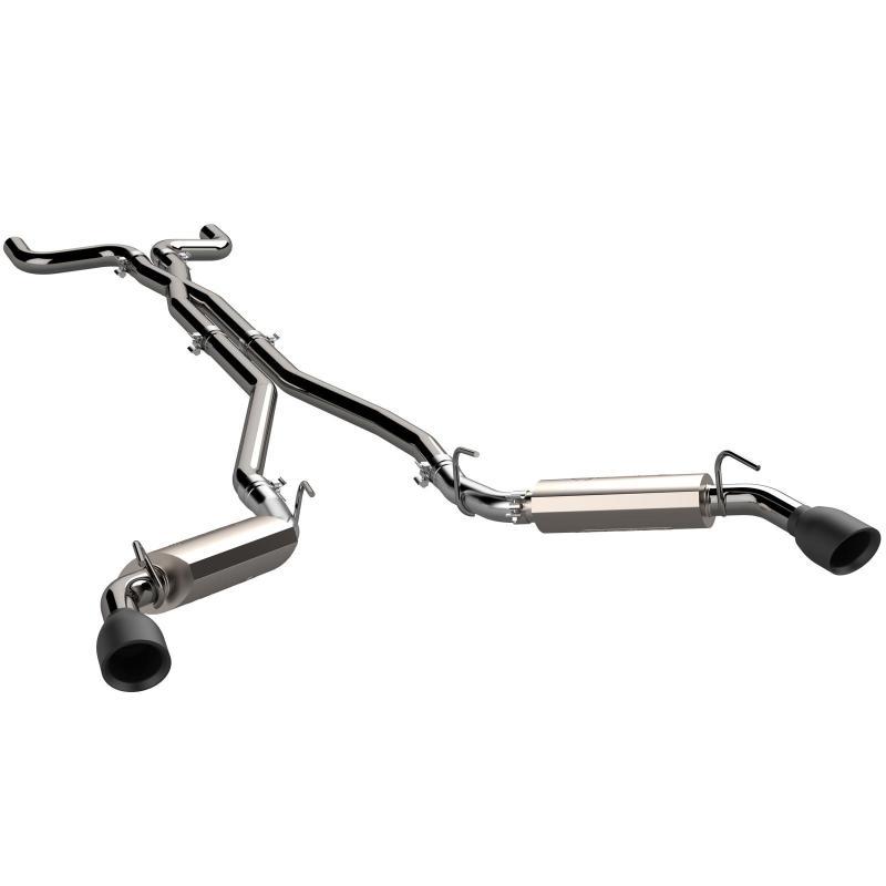 QTP 14-15 Chevrolet Camaro SS 6.2L 304SS AR3 Cat-Back Exhaust w/4.5in Black Tips 600115B Main Image