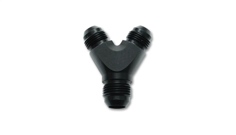 Vibrant Y-Adapter Fitting -10AN x -8AN x -8AN - Aluminum