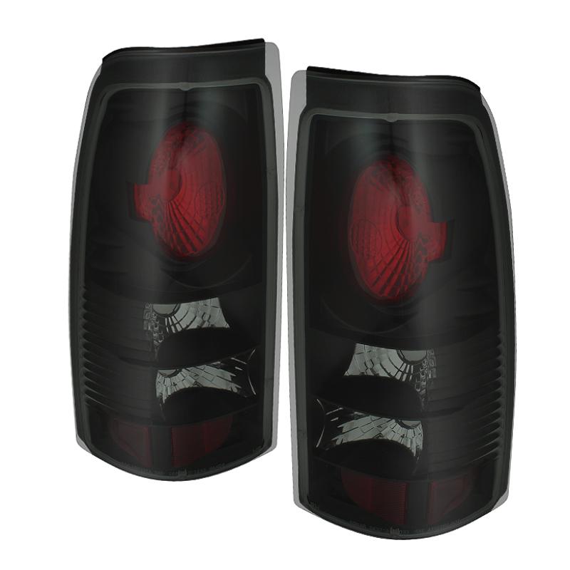 Spyder Chevy Silverado 1500 99-02 (Not Fit Stepside) Euro Style Tail Lights Blk Smke ALT-YD-CS99-BSM 5078056 Main Image