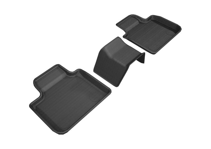 3D MAXpider 2018-2019 BMW 6 Series Gran Turismo Kagu 2nd Row Floormats - Black L1BM09121509 Main Image