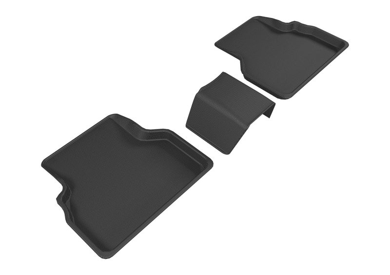 3D MAXpider 2015-2018 Audi Q3 Kagu 2nd Row Floormats - Black L1AD03921509