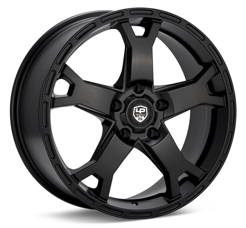 LP Aventure LP2 17x8 5-114 ET20 Black Wheel LP21780511420B Main Image