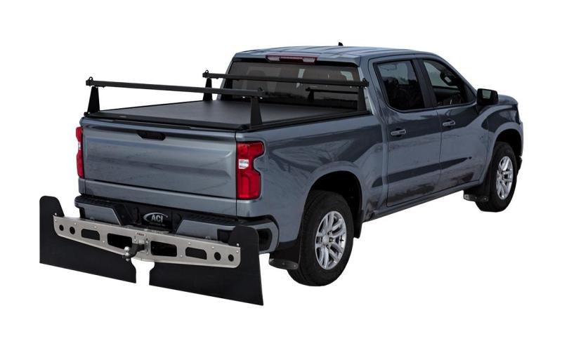 Access ADARAC Al Uprights 24in Vert Pro Kit (2 Uprights w/1 66in Cross Bar) Matte Black Truck Rack 4005597