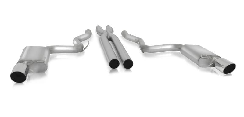 Gibson 15-17 Ford Mustang GT 5.0L 3in Cat-Back Dual Exhaust - Stainless 619016 Main Image