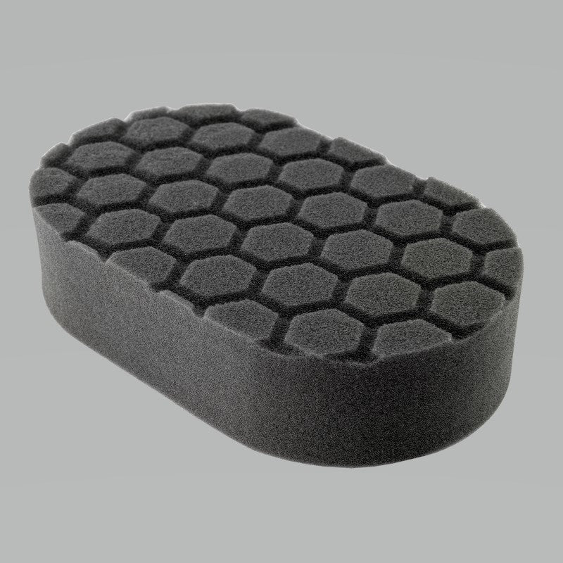 Chemical Guys Hex-Logic Finishing Hand Applicator Pad - Black - 3in x 6in x 1in (P24) BUFX_203