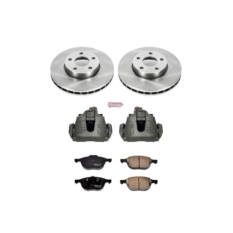 PowerStop PSB Autospecialty Kit w/Cals Brakes, Rotors & Pads Brake Kits - OE main image